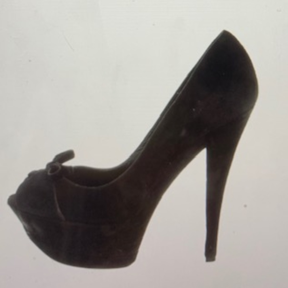 Casadei Suede Platform Peeps